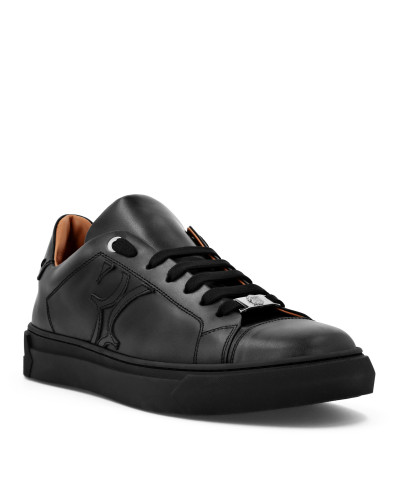 Leather Lo-Top Sneakers