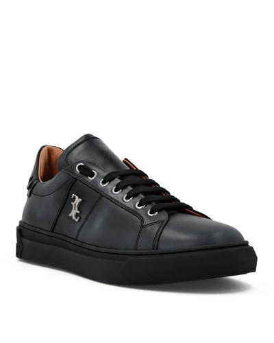 Leather Lo-Top Sneakers