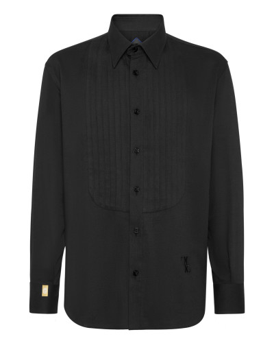 Shirt Gold Cut LS Silk