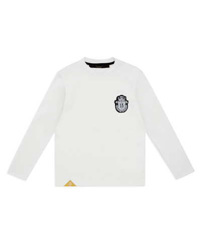 T-shirt Round Neck LS Crest