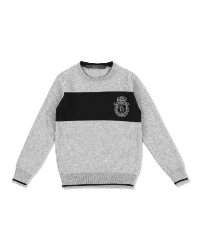 Pullover Round Neck LS Stripes