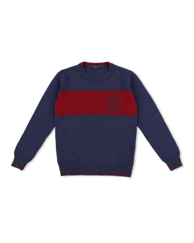 Pullover Round Neck LS Stripes