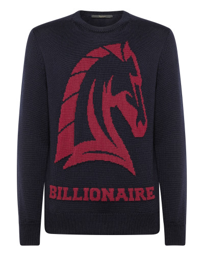 Pullover Round Neck LS Horses