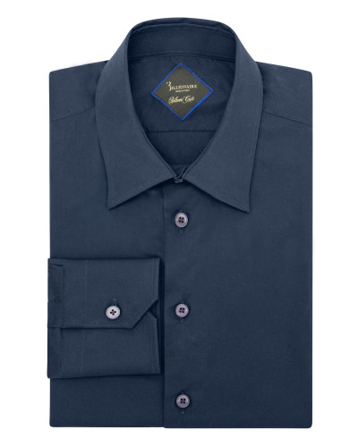 Shirt Silver Cut LS/Milano Crest