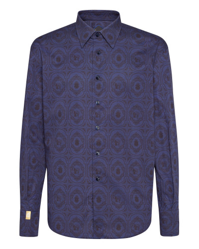 Shirt Gold Cut LS/Milano Horses