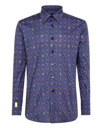 Shirt Silver Cut LS/Milano Horses