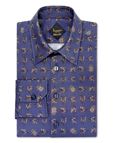 Shirt Silver Cut LS/Milano Horses