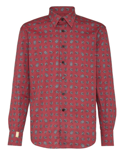 Shirt Gold Cut LS/Milano Horses