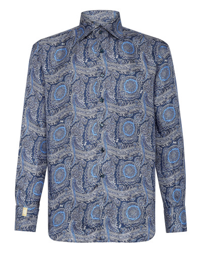 Shirt Gold Cut LS/Flavio Paisley