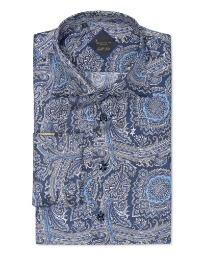 Shirt Gold Cut LS/Flavio Paisley