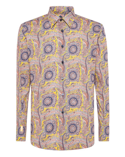 Shirt Silver Cut LS/Milano Paisley