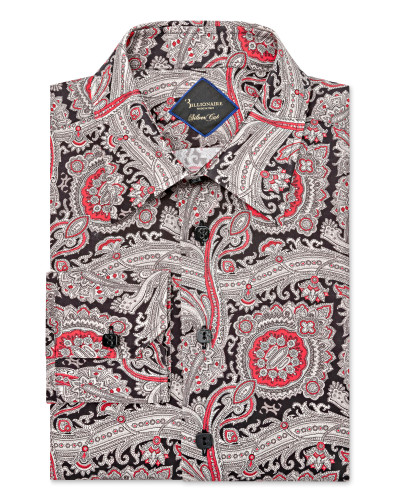 Shirt Gold Cut LS/Milano Paisley