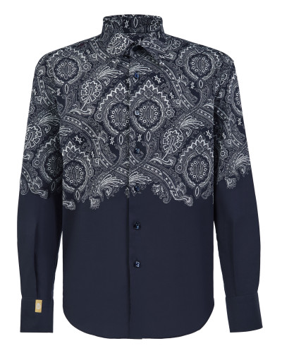 Shirt Gold Cut LS/Milano Paisley
