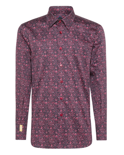 Shirt Silver Cut LS Crest