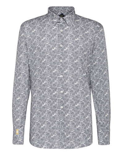 Shirt Gold Cut LS/Flavio Paisley