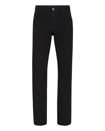 Denim Regular fit elaphe insert Luxury