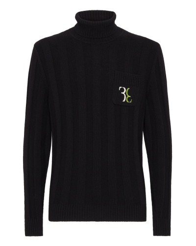Wool Turtle Neck LS Double B