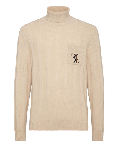 Wool Turtle Neck LS Double B
