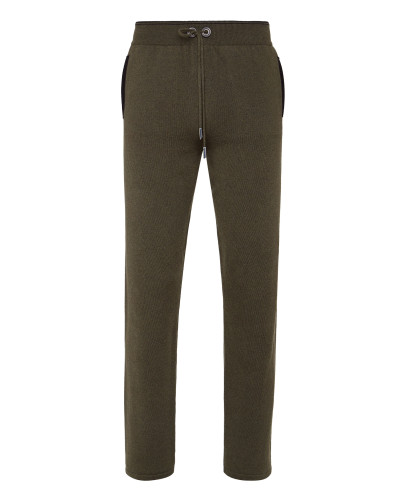 Cashmere Jogging Trousers -T Crest