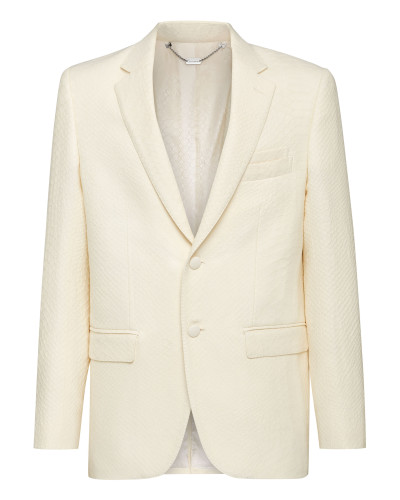 Blazer Tailored Fit Jacquard Animalier print