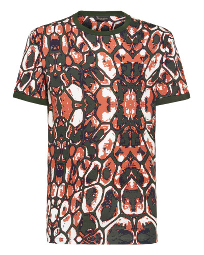 T-shirt Round Neck SS print animalier