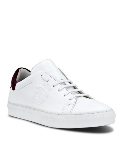 Leather Lo-Top Sneakers Crest