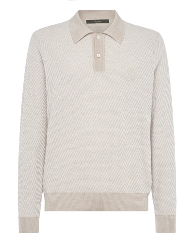 Pullover Round Neck LS Crest