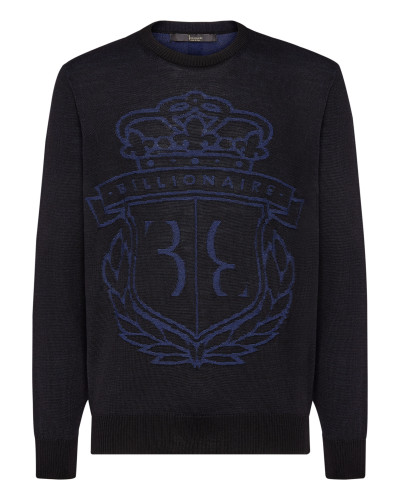 Wool Pullover Round Neck LS