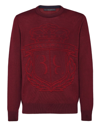 Wool Pullover Round Neck LS