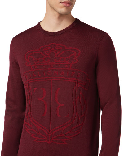 Wool Pullover Round Neck LS