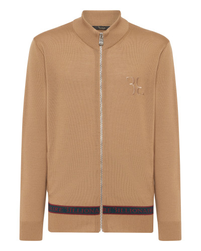 Wool and Silk Pullover full zip