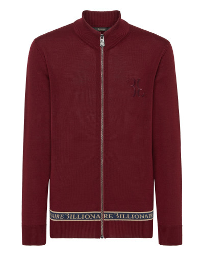 Wool and Silk Pullover full zip