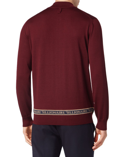 Wool and Silk Pullover full zip