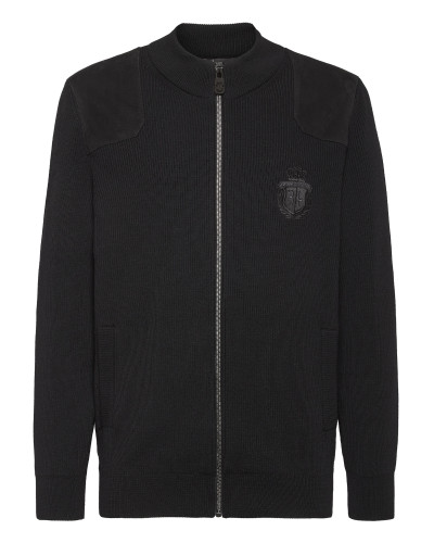 Wool and Buckskin Pullover full zip