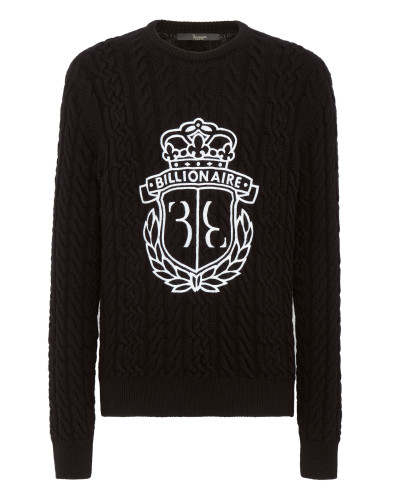 Wool Pullover Round Neck LS