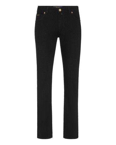 Super Straight Cut Denim Trousers