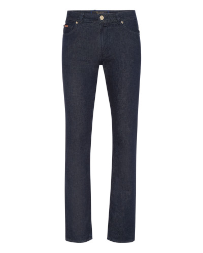 Super Straight Cut Denim Trousers