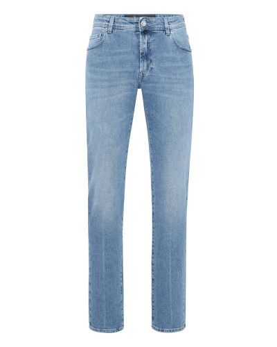 Super Straight Cut Denim Trousers