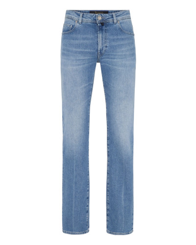 Regular Fit Denim Trousers