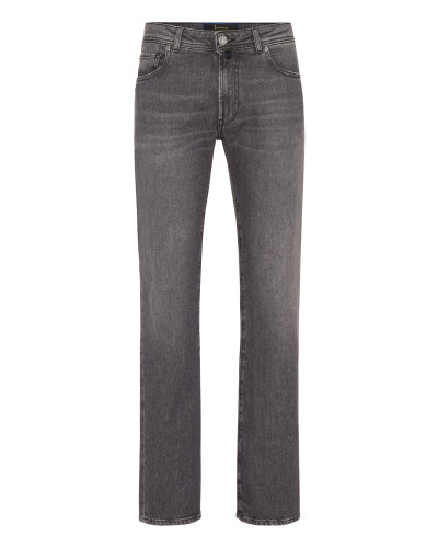 Regular Fit Denim Trousers