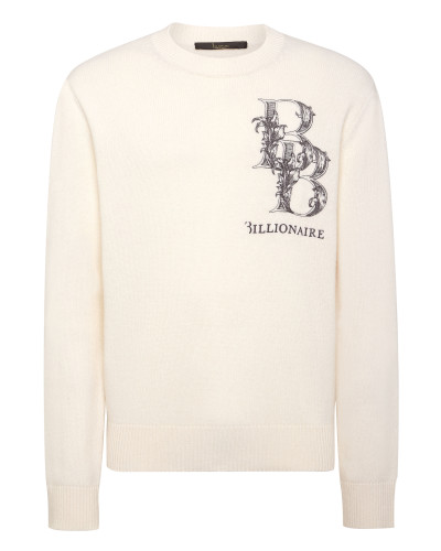 Merino Knit Pullover Round Neck LS