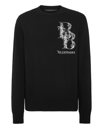 Merino Knit Pullover Round Neck LS