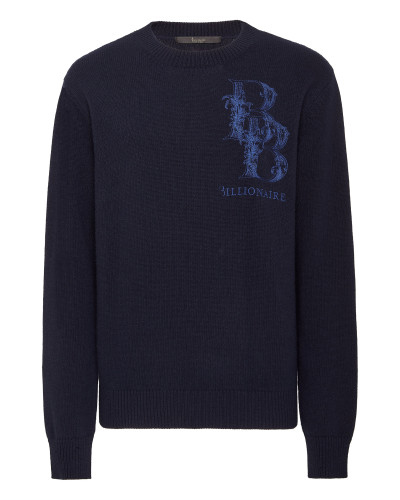 Merino Knit Pullover Round Neck LS