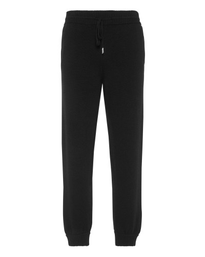Wool Knit Jogging Trousers