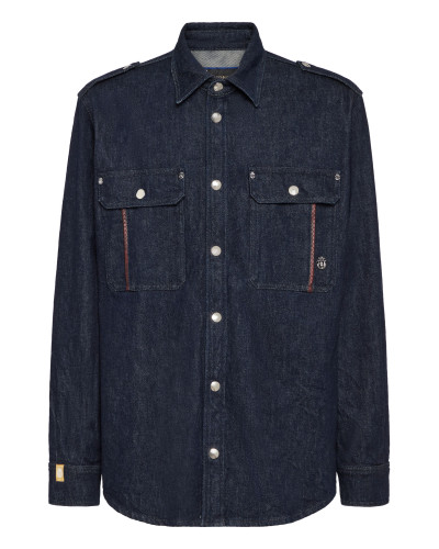 Denim Shirt Python Details