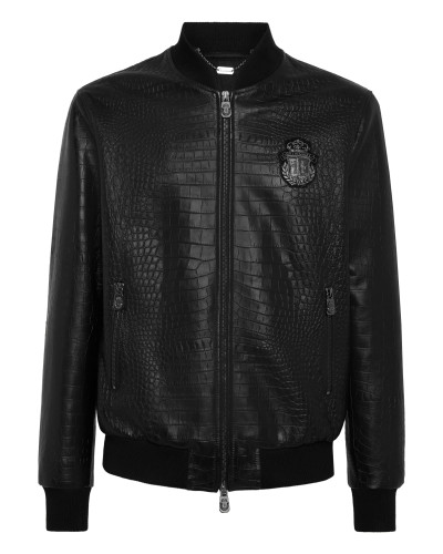 Leather Bomber Cocco