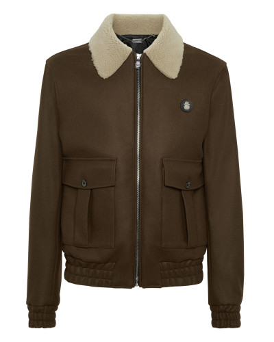 Shearling  Wool Jacket