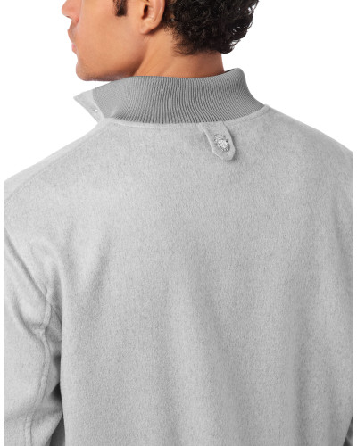 Cashmere Wool Bomber Jacket