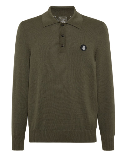 Cotton Silk Polo Shirt