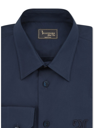 Embroidered Cotton Shirt Loose Fit